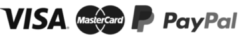Carte Bancaire Visa Mastercard, Paypal, Stripe