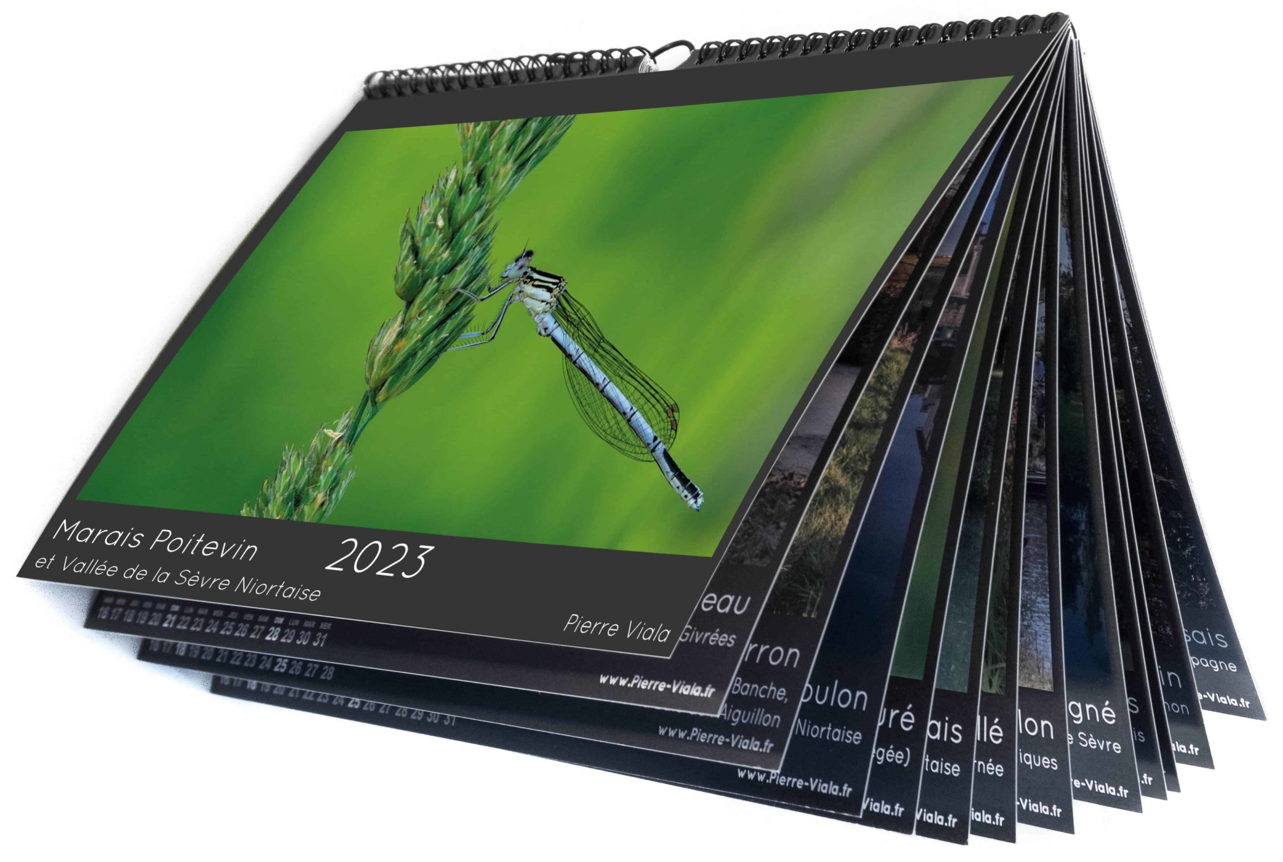 vue 3D calendrier 2023 A4