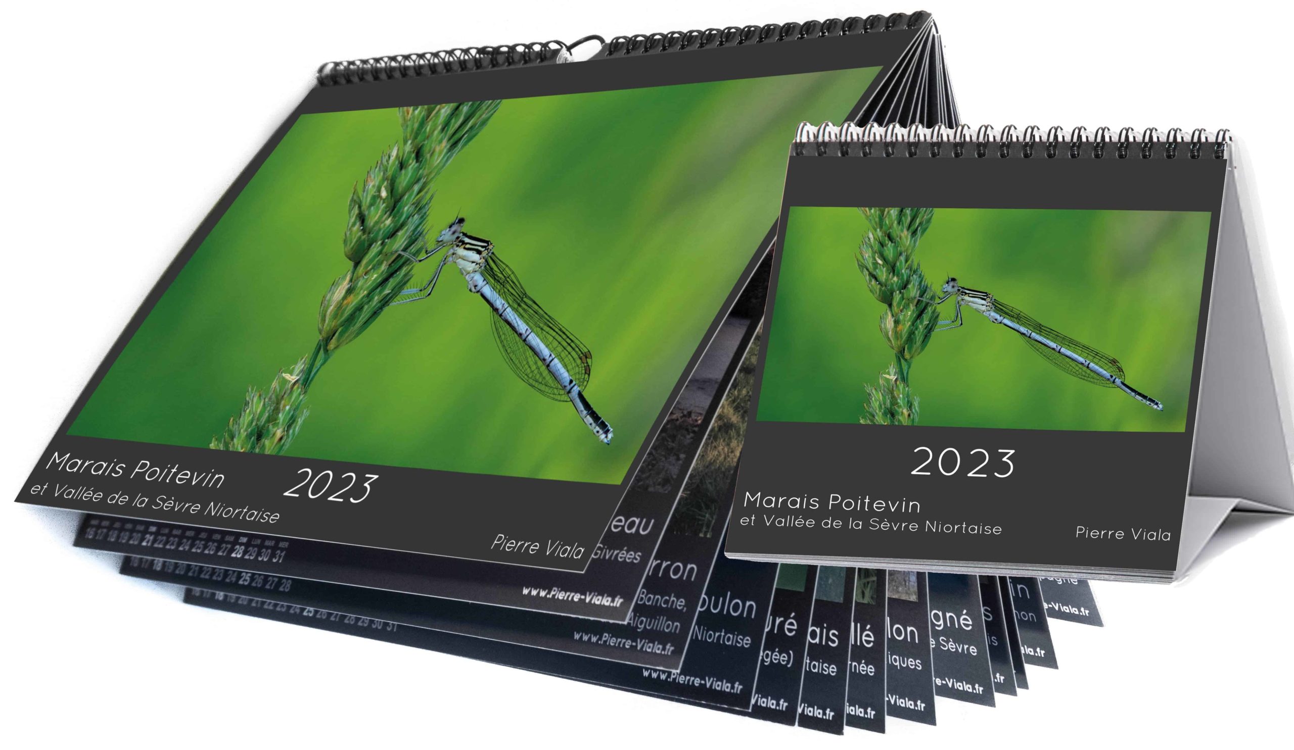 vue 3D calendrier 2023 A4&A5